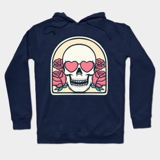 Romantic skull couple Hoodie